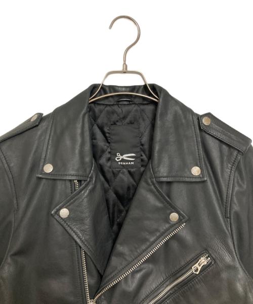 Denham（デンハム）Denham (デンハム) レザーダブルライダースジャケット ブラック サイズ:Sの古着・服飾アイテム