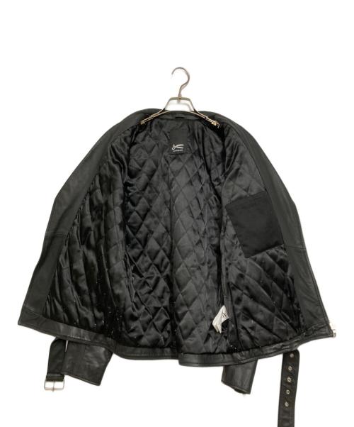 Denham（デンハム）Denham (デンハム) レザーダブルライダースジャケット ブラック サイズ:Sの古着・服飾アイテム