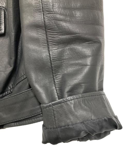 Denham（デンハム）Denham (デンハム) レザーダブルライダースジャケット ブラック サイズ:Sの古着・服飾アイテム
