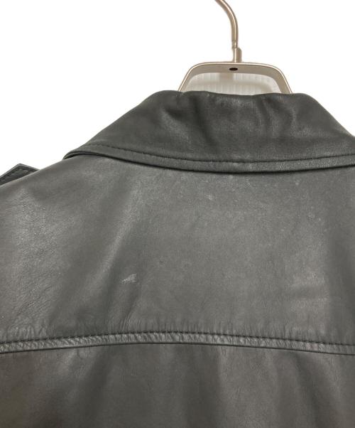 Denham（デンハム）Denham (デンハム) レザーダブルライダースジャケット ブラック サイズ:Sの古着・服飾アイテム