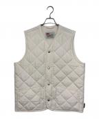 Traditional Weatherwearトラディショナルウェザーウェア）の古着「キルティングベスト」｜アイボリー
