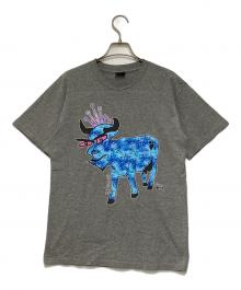 stussy×MADSTEEZ（ステューシー）の古着「MADSTEEZ TEE」｜グレー×ブルー