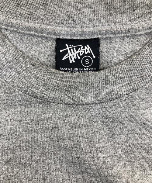 stussy（ステューシー）stussy (ステューシー) MADSTEEZ MADSTEEZ TEE グレー×ブルー サイズ:Sの古着・服飾アイテム