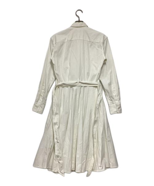 POLO RALPH LAUREN（ポロ・ラルフローレン）POLO RALPH LAUREN (ポロ・ラルフローレン) シャツワンピース ホワイト サイズ:０の古着・服飾アイテム