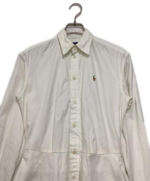 POLO RALPH LAUREN（ポロ・ラルフローレン）POLO RALPH LAUREN (ポロ・ラルフローレン) シャツワンピース ホワイト サイズ:０の古着・服飾アイテム