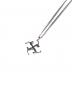 GRAIL (グレイル) Cross logo necklace：5000円