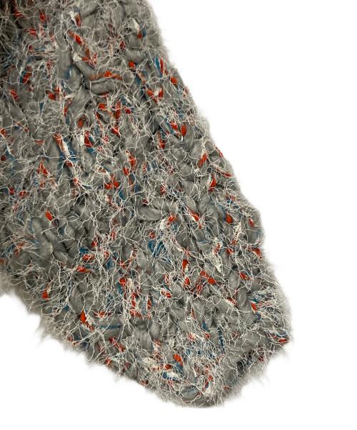 POODLE（プードル）POODLE (プードル) Poodle Moth Knit Top グレー サイズ:Fの古着・服飾アイテム