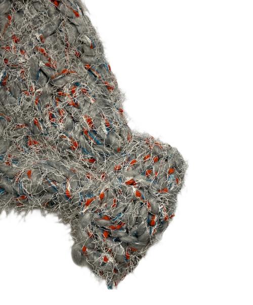 POODLE（プードル）POODLE (プードル) Poodle Moth Knit Top グレー サイズ:Fの古着・服飾アイテム