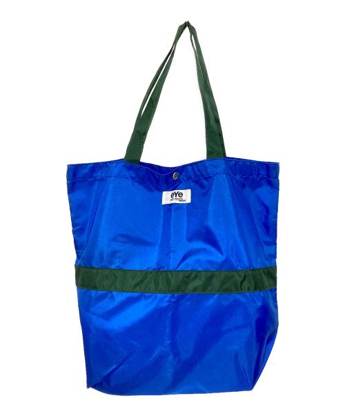eYe COMME des GARCONS JUNYAWATANABE MAN（アイ コム デ ギャルソン ジュンヤ ワタナベ マン）eYe COMME des GARCONS JUNYAWATANABE MAN (アイ コム デ ギャルソン ジュンヤ ワタナベ マン) トートバッグ ブルーの古着・服飾アイテム