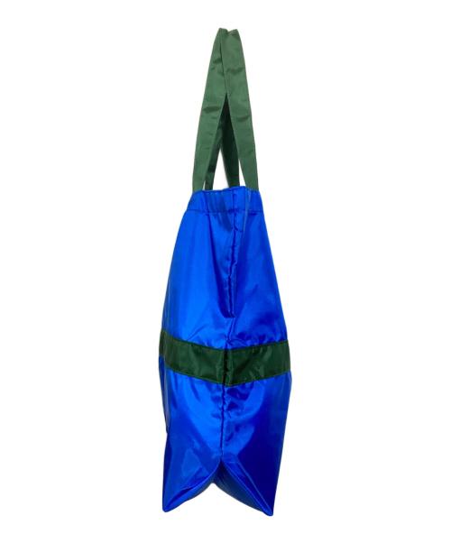 eYe COMME des GARCONS JUNYAWATANABE MAN（アイ コム デ ギャルソン ジュンヤ ワタナベ マン）eYe COMME des GARCONS JUNYAWATANABE MAN (アイ コム デ ギャルソン ジュンヤ ワタナベ マン) トートバッグ ブルーの古着・服飾アイテム