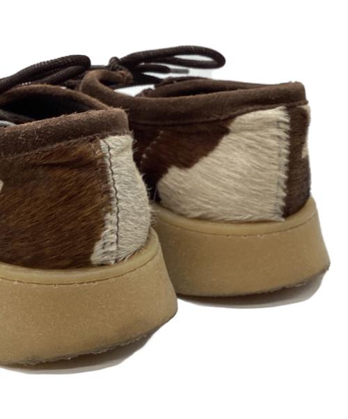 ZARA（ザラ）ZARA (ザラ) CLARKS (クラークス) ZAPATO WALLABE ブラウン×ベージュ サイズ:41の古着・服飾アイテム