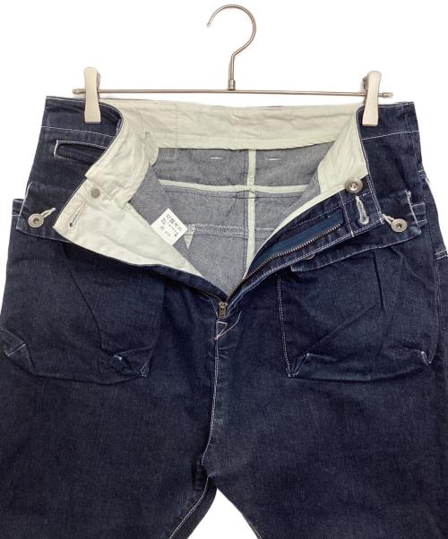 NATAL DESIGN（ネイタルデザイン）NATAL DESIGN (ネイタルデザイン) G55 Sarouel Flap Denim Pants ネイビー サイズ:32/20の古着・服飾アイテム