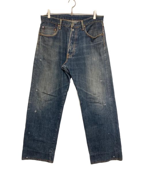 Evisu Jeans（エヴィスジーンズ）Evisu Jeans (エヴィスジーンズ) カモメペイントデニムパンツ インディゴ サイズ:36/35の古着・服飾アイテム