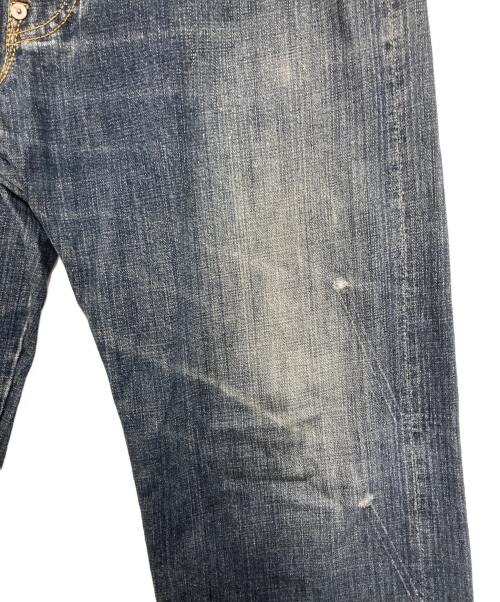 Evisu Jeans（エヴィスジーンズ）Evisu Jeans (エヴィスジーンズ) カモメペイントデニムパンツ インディゴ サイズ:36/35の古着・服飾アイテム