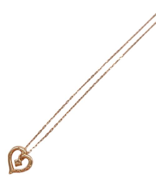 4℃（ヨンドシー）4℃ (ヨンドシー) ハートチャームネックレスの古着・服飾アイテム