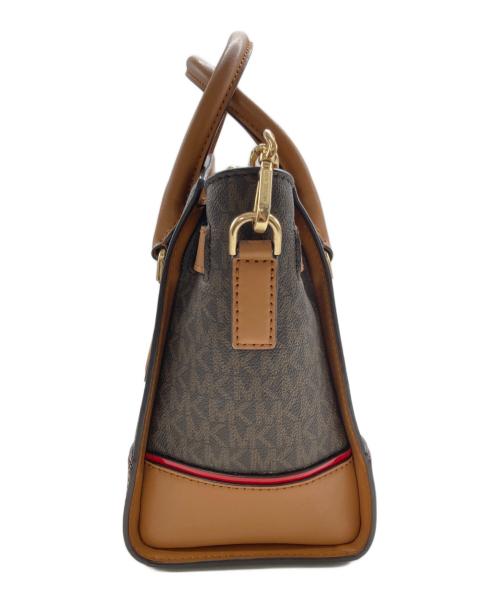 MICHAEL KORS（マイケル・コース）MICHAEL KORS (マイケルコース) モノグラム2WAYバッグ ブラウンの古着・服飾アイテム