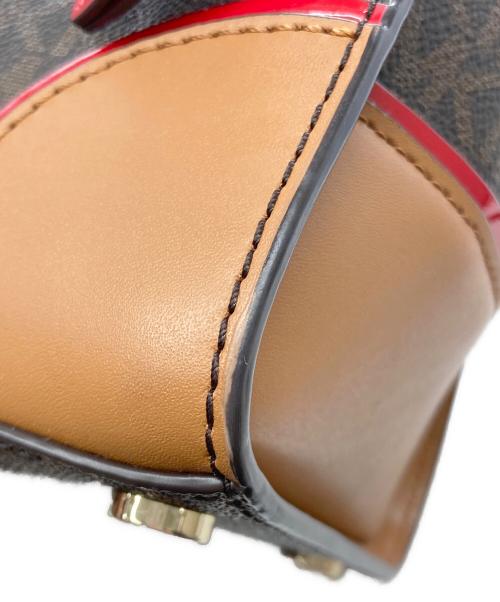 MICHAEL KORS（マイケル・コース）MICHAEL KORS (マイケルコース) モノグラム2WAYバッグ ブラウンの古着・服飾アイテム