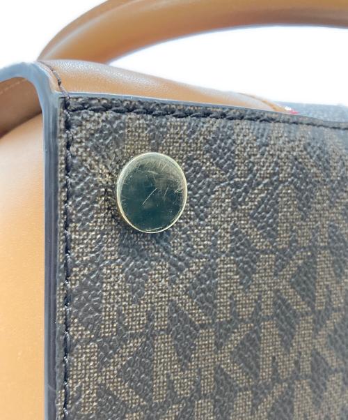 MICHAEL KORS（マイケル・コース）MICHAEL KORS (マイケルコース) モノグラム2WAYバッグ ブラウンの古着・服飾アイテム