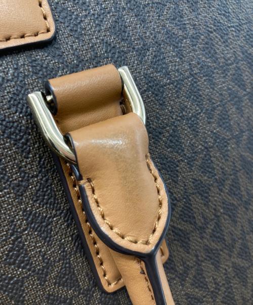 MICHAEL KORS（マイケル・コース）MICHAEL KORS (マイケルコース) モノグラム2WAYバッグ ブラウンの古着・服飾アイテム