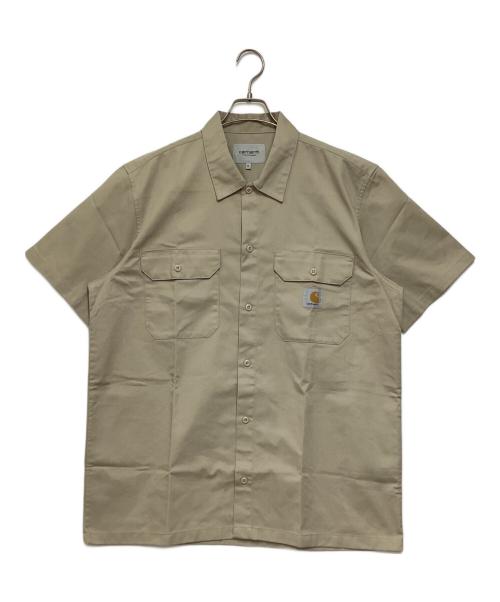Carhartt WIP（カーハート ワークインプログレス）CARHARTT WIP (カーハート ワークインプログレス) S/S MASTER SHIRT ベージュ サイズ:XLの古着・服飾アイテム
