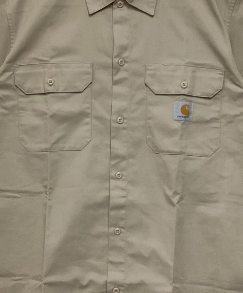 Carhartt WIP（カーハート ワークインプログレス）CARHARTT WIP (カーハート ワークインプログレス) S/S MASTER SHIRT ベージュ サイズ:XLの古着・服飾アイテム