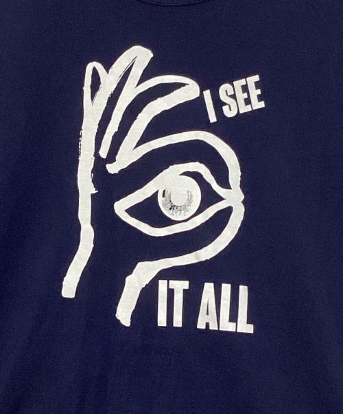 UNDERCOVER（アンダーカバー）UNDERCOVER (アンダーカバー) I SEE IT ALL TEE ネイビー サイズ:2の古着・服飾アイテム