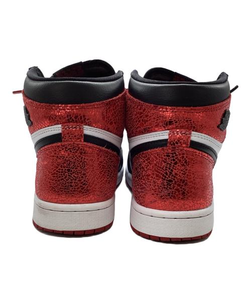 NIKE（ナイキ）NIKE (ナイキ) WMNS AIR JORDAN 1 RETRO HIGH OG レッド サイズ:US 8の古着・服飾アイテム