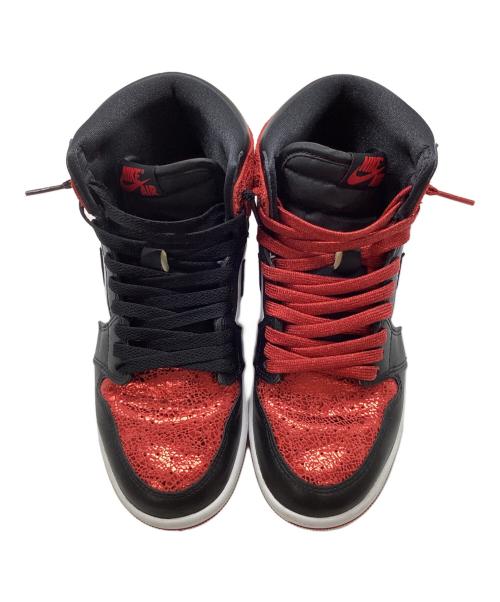 NIKE（ナイキ）NIKE (ナイキ) WMNS AIR JORDAN 1 RETRO HIGH OG レッド サイズ:US 8の古着・服飾アイテム