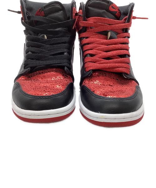 NIKE（ナイキ）NIKE (ナイキ) WMNS AIR JORDAN 1 RETRO HIGH OG レッド サイズ:US 8の古着・服飾アイテム