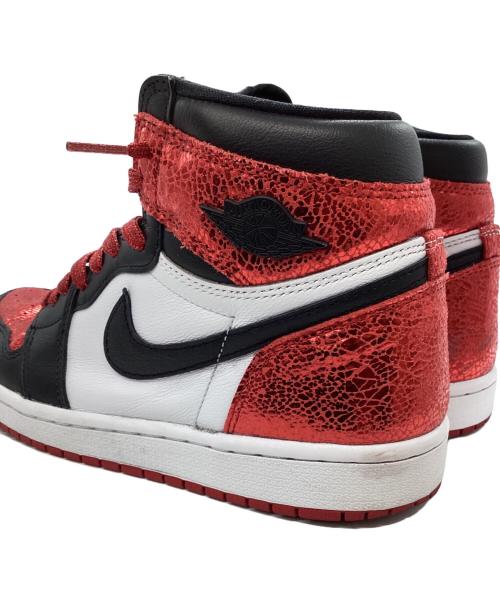 NIKE（ナイキ）NIKE (ナイキ) WMNS AIR JORDAN 1 RETRO HIGH OG レッド サイズ:US 8の古着・服飾アイテム
