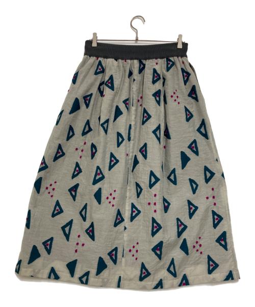 FUGA FUGA（フーガフーガ）FUGA FUGA (フーガフーガ) 三角ドット柄スカート グレー サイズ:Freeの古着・服飾アイテム