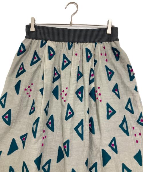 FUGA FUGA（フーガフーガ）FUGA FUGA (フーガフーガ) 三角ドット柄スカート グレー サイズ:Freeの古着・服飾アイテム