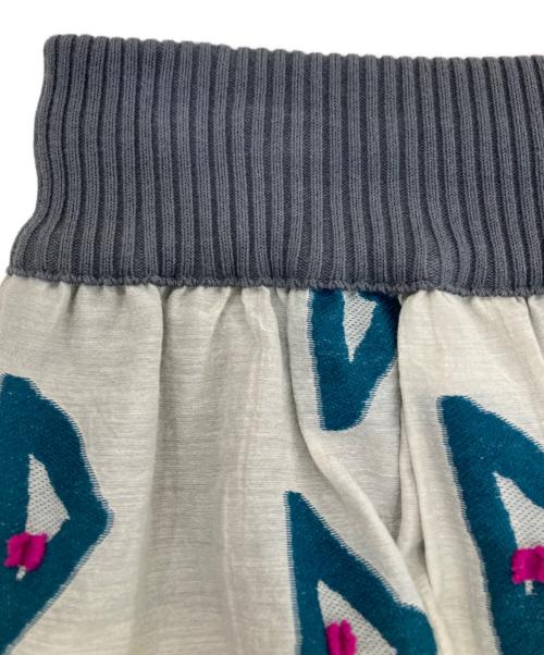 FUGA FUGA（フーガフーガ）FUGA FUGA (フーガフーガ) 三角ドット柄スカート グレー サイズ:Freeの古着・服飾アイテム