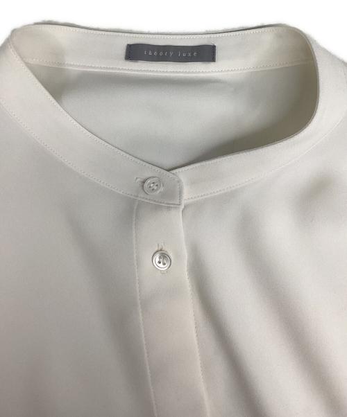 theory luxe（セオリーリュクス）theory luxe (セオリーリュクス) Marvine Amia Blouse ホワイト サイズ:40の古着・服飾アイテム