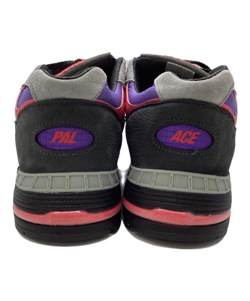 NEW BALANCE（ニューバランス）NEW BALANCE (ニューバランス) PALACE (パレス) コラボローカットスニーカー グレー×パープル サイズ:UK9 1/2の古着・服飾アイテム