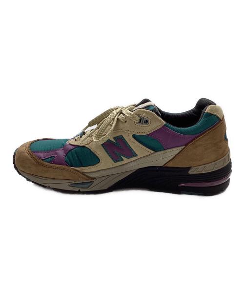 NEW BALANCE（ニューバランス）NEW BALANCE (ニューバランス) PALACE (パレス) コラボローカットスニーカー M991PAL ベージュ×パープル サイズ:28cmの古着・服飾アイテム