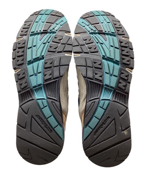 NEW BALANCE（ニューバランス）NEW BALANCE (ニューバランス) PALACE (パレス) コラボローカットスニーカー M991PAL ベージュ×パープル サイズ:28cmの古着・服飾アイテム