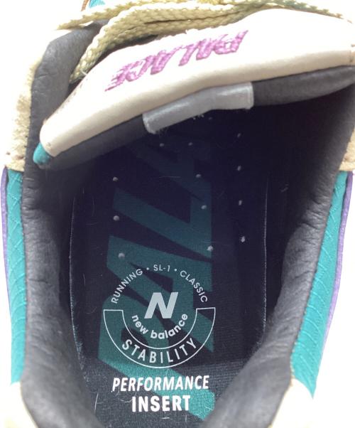 NEW BALANCE（ニューバランス）NEW BALANCE (ニューバランス) PALACE (パレス) コラボローカットスニーカー M991PAL ベージュ×パープル サイズ:28cmの古着・服飾アイテム