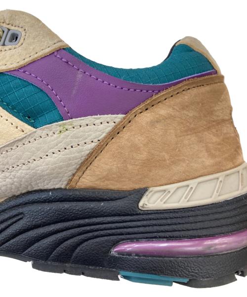 NEW BALANCE（ニューバランス）NEW BALANCE (ニューバランス) PALACE (パレス) コラボローカットスニーカー M991PAL ベージュ×パープル サイズ:28cmの古着・服飾アイテム