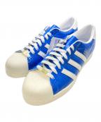 adidas×A BATHING APEアディダス×ア ベイシング エイプ）の古着「SUPERSTAR V」｜ホワイト×ブルー