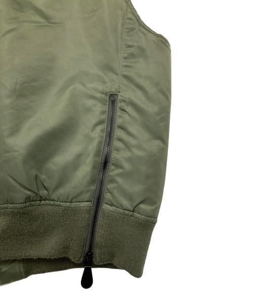 AVIREX（アヴィレックス）AVIREX (アヴィレックス) MA-1 ベスト カーキ サイズ:Lの古着・服飾アイテム