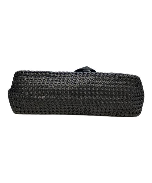 REN（レン）REN (レン) ゴートレザー メッシュ トートバッグ ブラックの古着・服飾アイテム