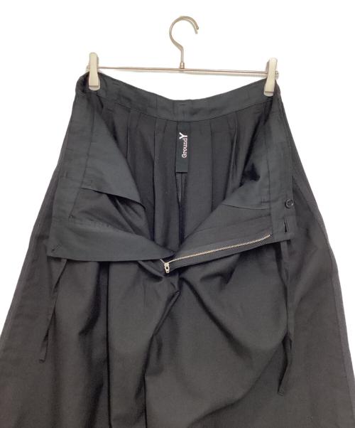 GROUND Y（グラウンドワイ）GROUND Y (グラウンドワイ) バルーンパンツ ブラック サイズ:3の古着・服飾アイテム
