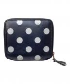 COMME des GARCONSコムデギャルソン）の古着「ラウンドジップウォレット」｜ブラック