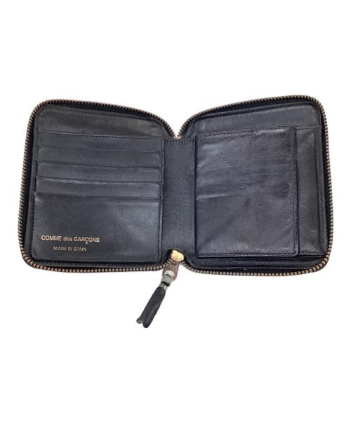 COMME des GARCONS（コムデギャルソン）COMME des GARCONS (コムデギャルソン) ラウンドジップウォレット ブラックの古着・服飾アイテム