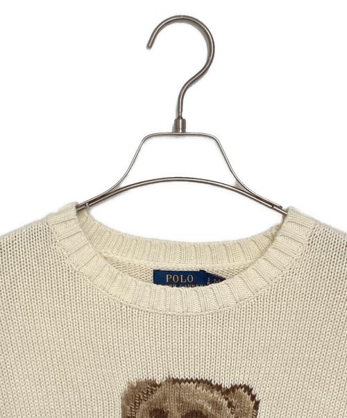 POLO RALPH LAUREN（ポロ・ラルフローレン）POLO RALPH LAUREN (ポロ・ラルフローレン) ポロベアニット ベージュ サイズ:Sの古着・服飾アイテム