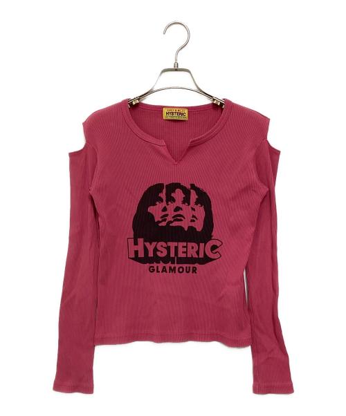 Hysteric Glamour（ヒステリックグラマー）Hysteric Glamour (ヒステリックグラマー) AMPLIFIED チビTシャツ ピンク サイズ:FREEの古着・服飾アイテム