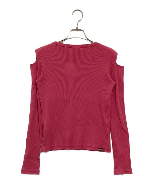 Hysteric Glamour（ヒステリックグラマー）Hysteric Glamour (ヒステリックグラマー) AMPLIFIED チビTシャツ ピンク サイズ:FREEの古着・服飾アイテム