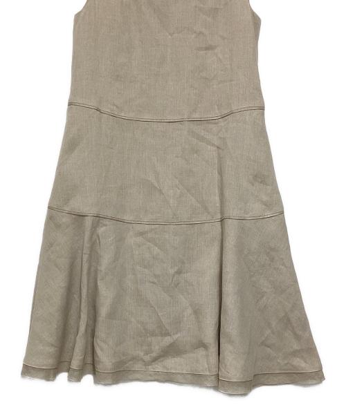 FOXEY（フォクシー）FOXEY (フォクシー) リネンワンピース ベージュ サイズ:38の古着・服飾アイテム