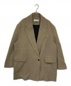 MAISON SPECIAL×ZARAメゾンスペシャル×ザラ）の古着「オーバーサイズステッチジャケット」｜ベージュ